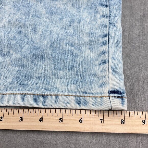 Rocawear Jeans Men 42W x 32L Blue Acid Wash Skinny High Rise Cotton Stretch - Picture 10 of 13